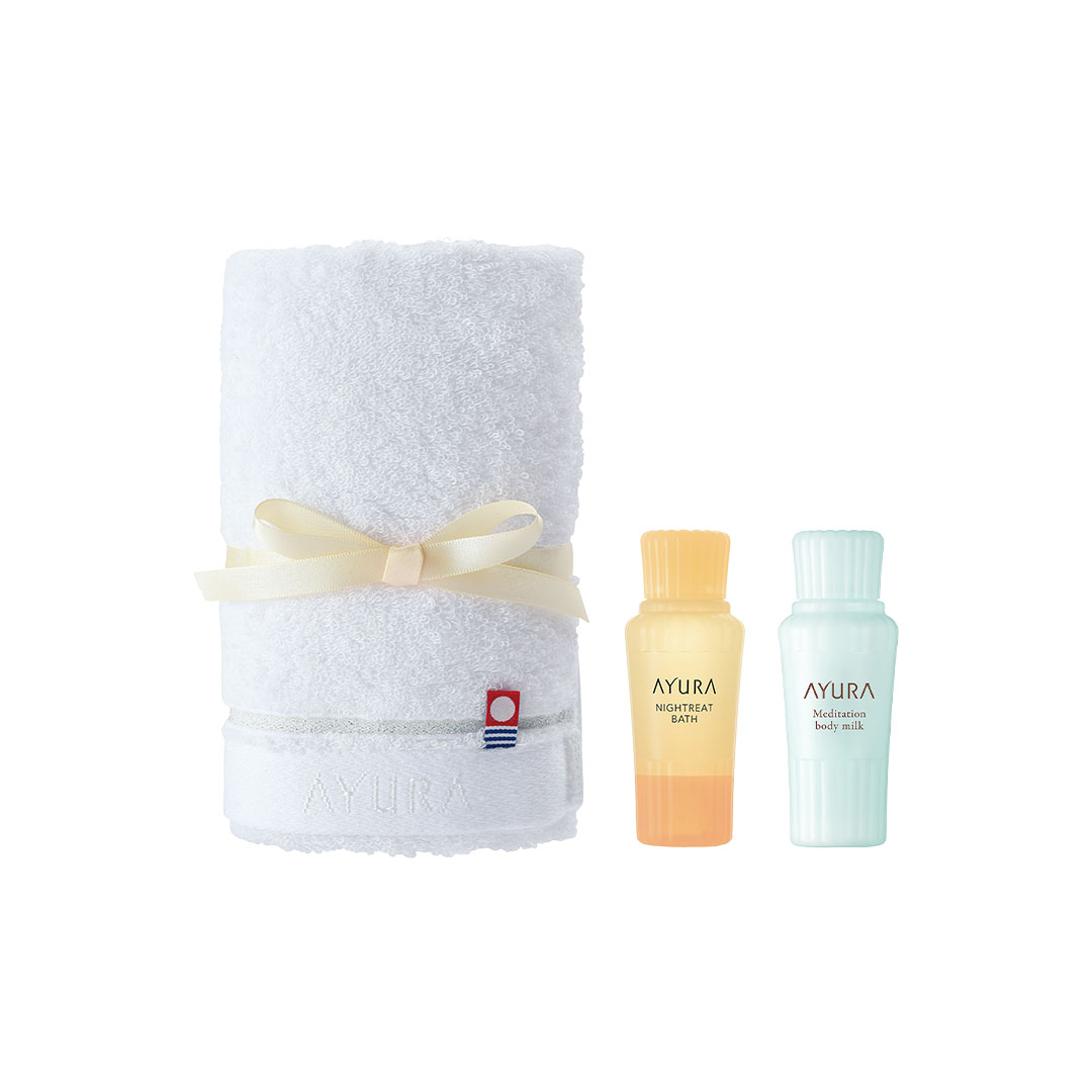 ギフトセット バス＆ボディミルクα（N）（タオル・ハンディバッグつき 50mL）