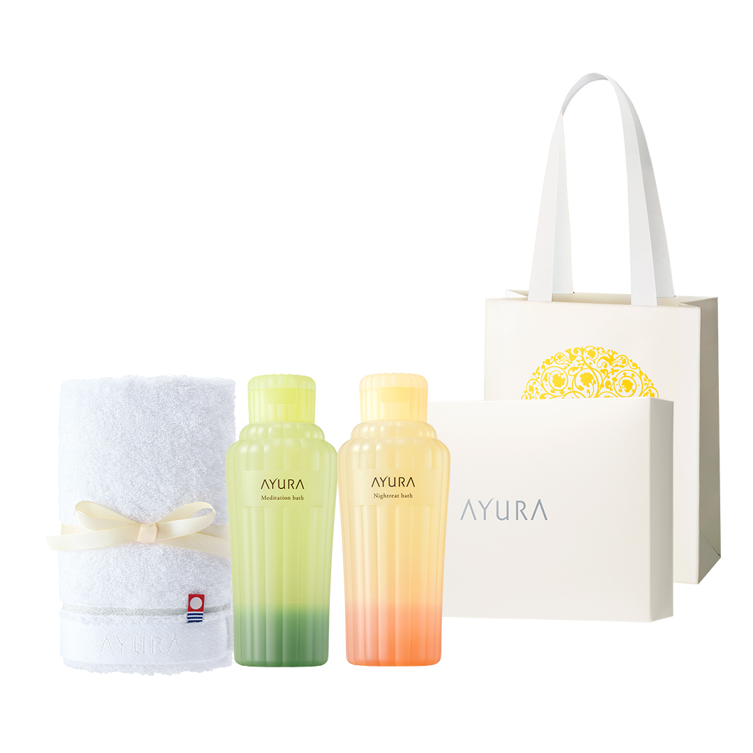 ギフトタオルセット バスエッセンス 300mL(ハンディバッグつき）